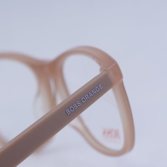 🕶️ New Hugo Boss BO 0318 C9N Eyeglasses - Light Brown Frame - Picture 10 of 11